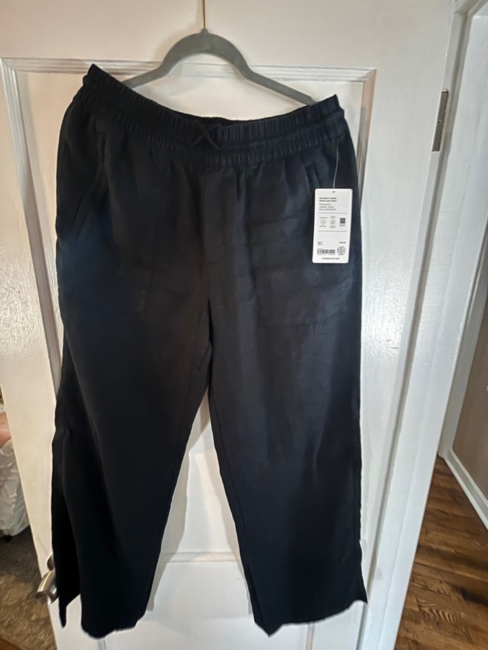 Athleta Retreat Linen High Rise Wide Leg Pant